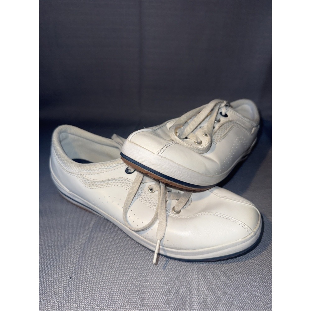 Keds Spirit Ubal Sneakers Women's Leather Walking Shoes White Laced Size 8.5